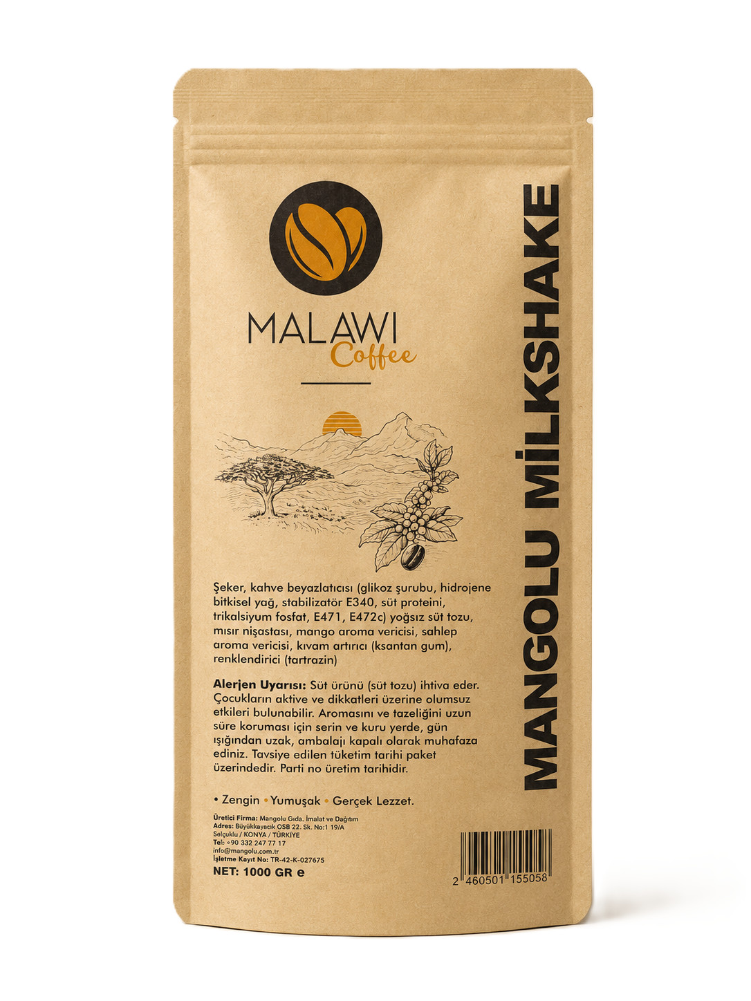MALAWI COFFEE MANGOLU MİLKSHAKE 1000GR