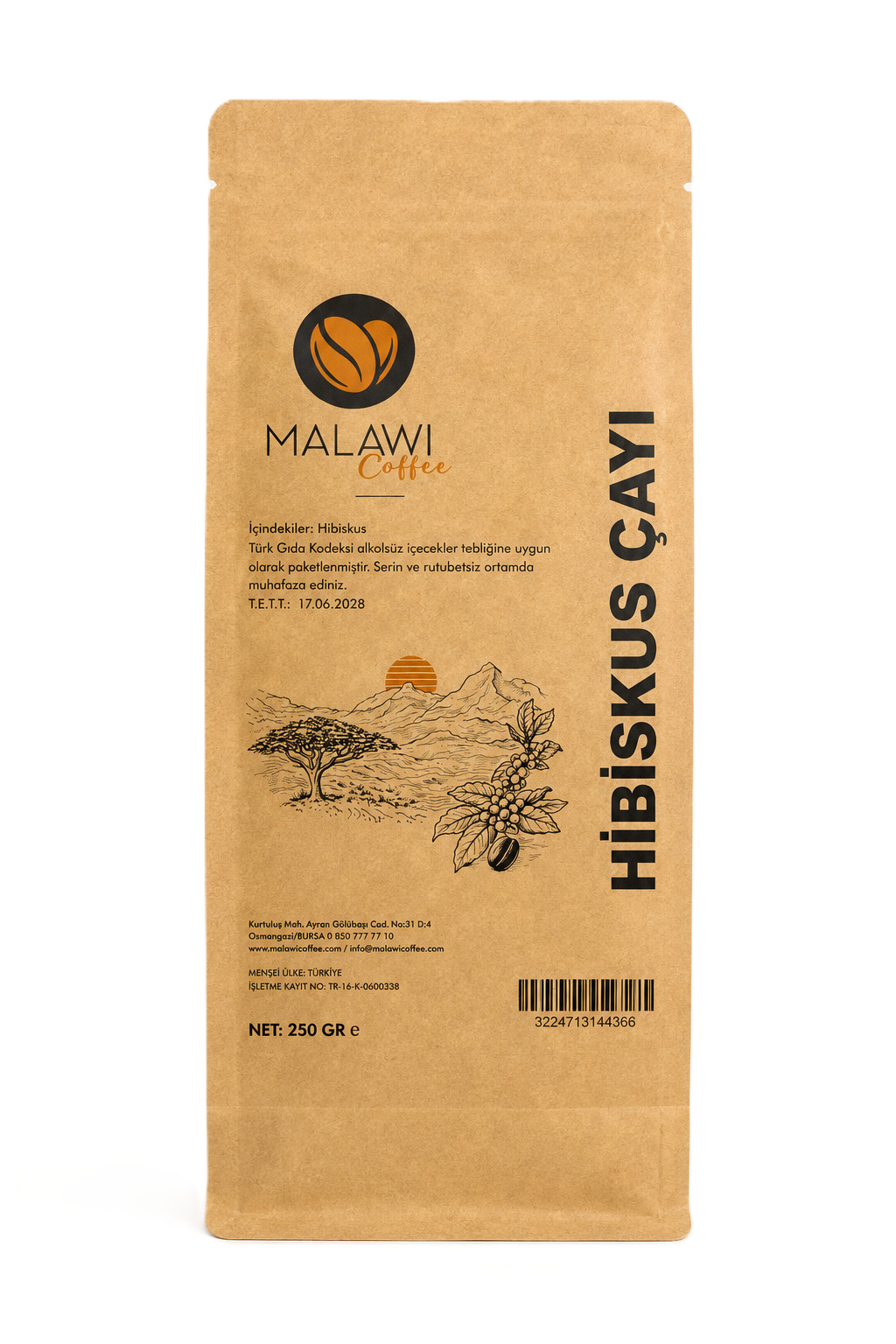 MALAWI COFFEE HİBİSKUS ÇAYI 250GR