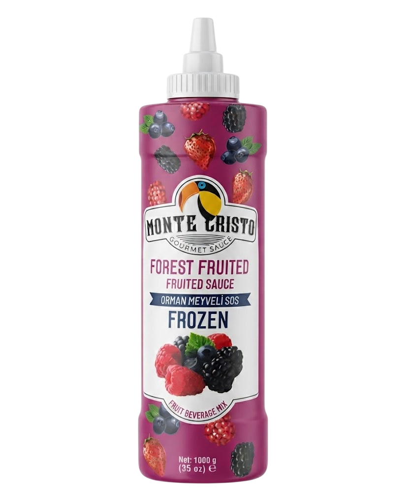 MONTE CRİSTO PÜRE KIRMIZI ORMAN MEYVELİ SOS 1000 GR