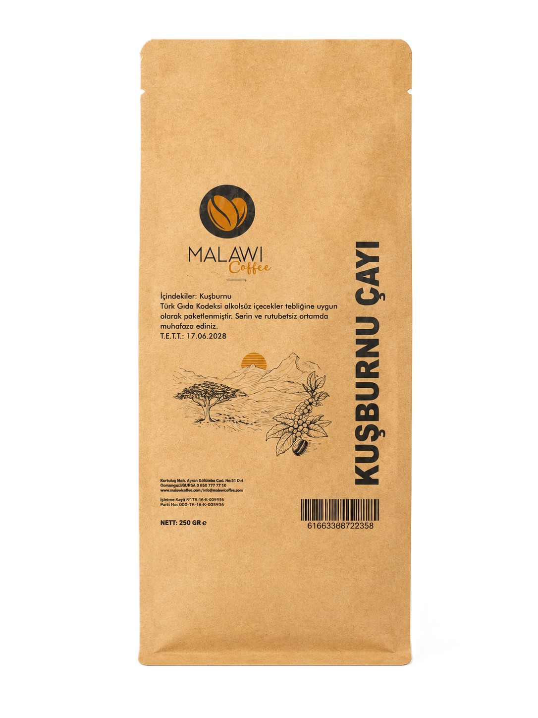 MALAWI COFFEE KUŞBURNU ÇAYI 250GR