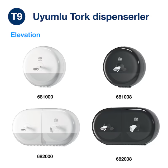 TORK SMARTONE MİNİ TUVALET KAĞIDI ADV 2P 620S 112 MT*12