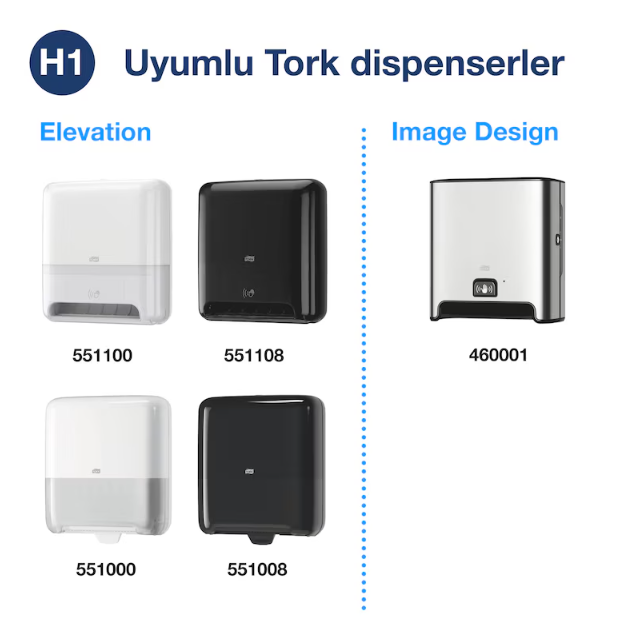 TORK MATİC EXTRA LONG HTR UNİVERSAL HAREKETLİ HAVLU 280 MT*6AD