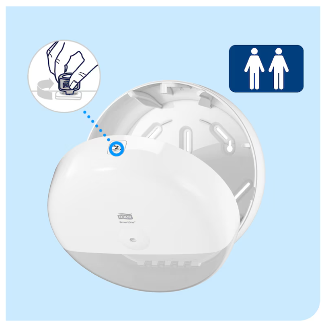 TORK SMARTONE MİNİ TUVALET KAĞIDI DİSPENSERİ BEYAZ