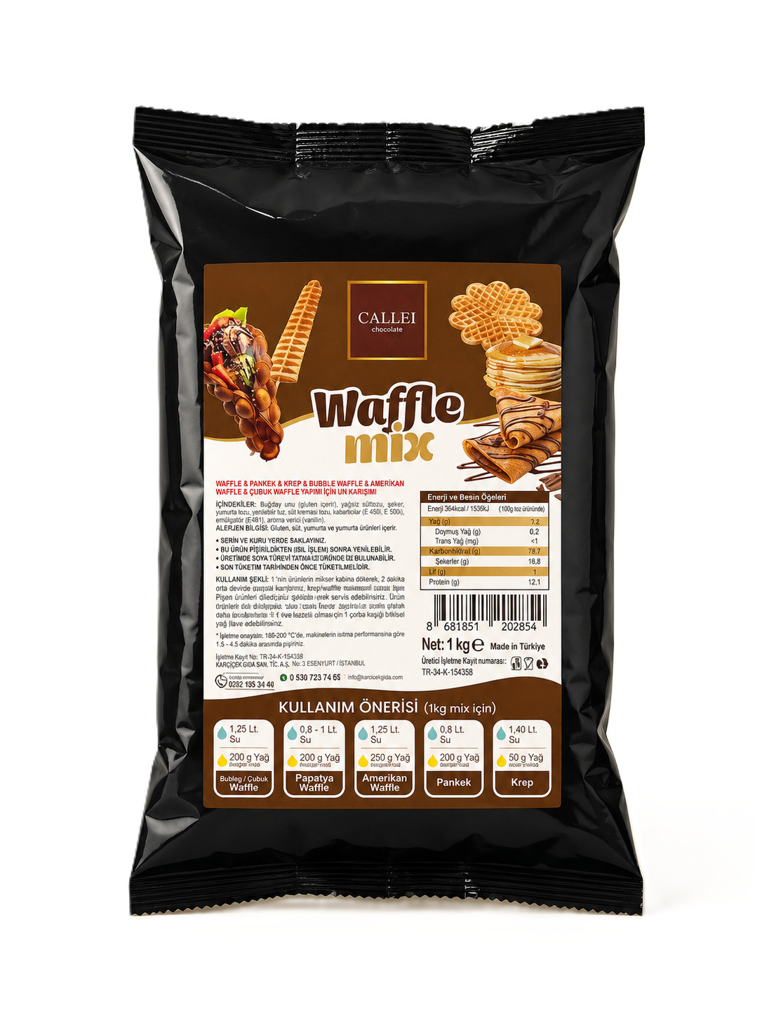 CALLEİ WAFFLE MİX 1KG