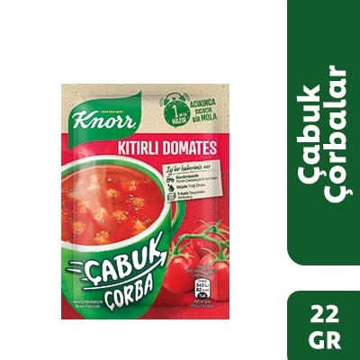 KNORR ÇABUK ÇORBA KITIRLI DOMATES 22GR