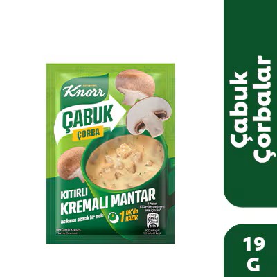 KNORR ÇABUK ÇORBA KREMALI MANTAR 19GR