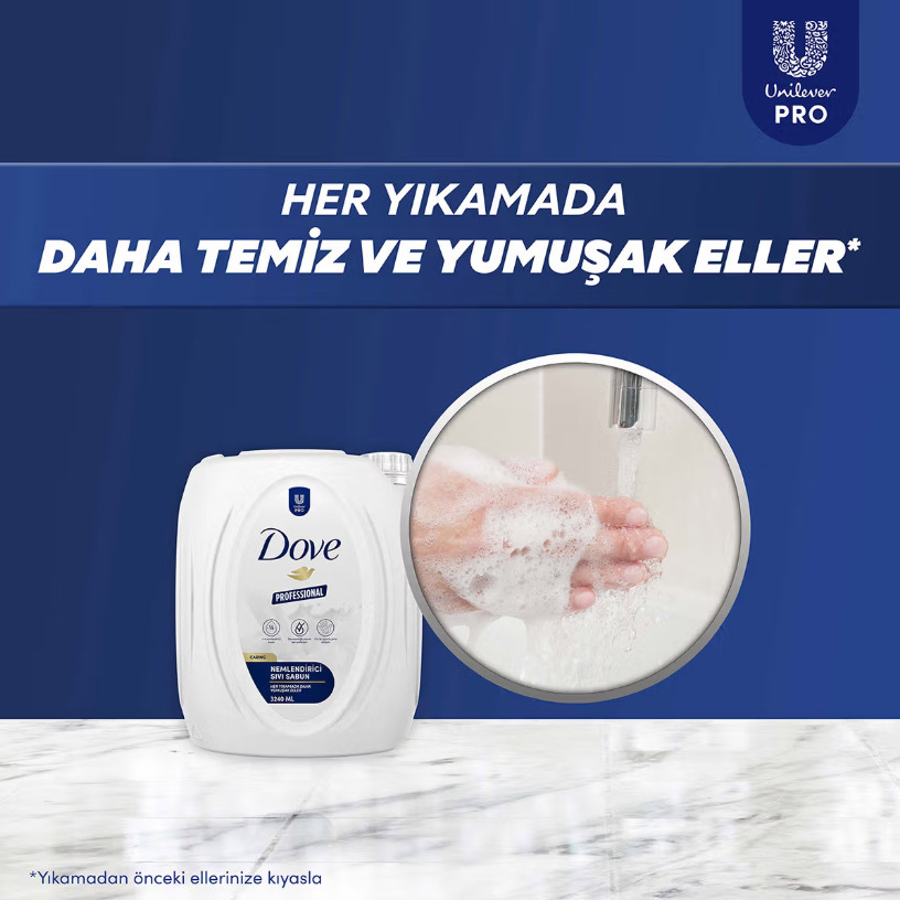 DOVE PROFESYONEL NEMLENDİRİCİ SIVI SABUN 3.2L