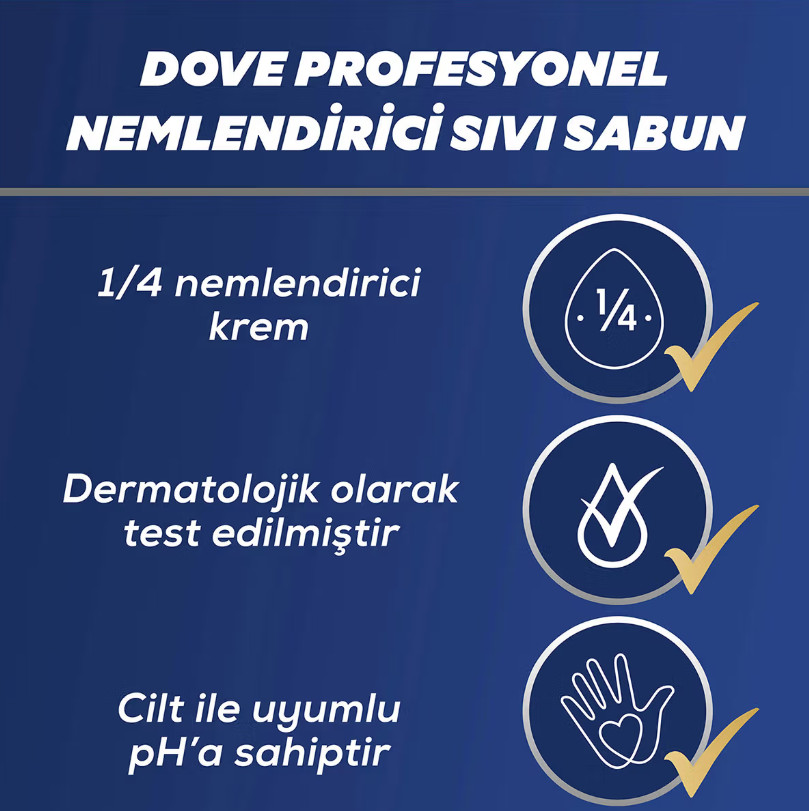 DOVE PROFESYONEL NEMLENDİRİCİ SIVI SABUN 3.2L