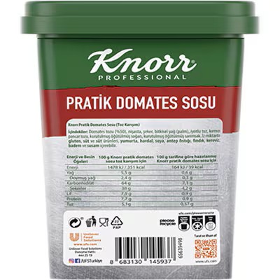 KNORR FS PRATİK DOMATES SOSU 750GR