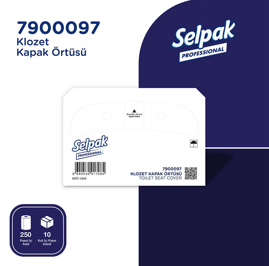 SELPAK PROF.KLOZET KAPAK ÖRTÜSÜ 250AD