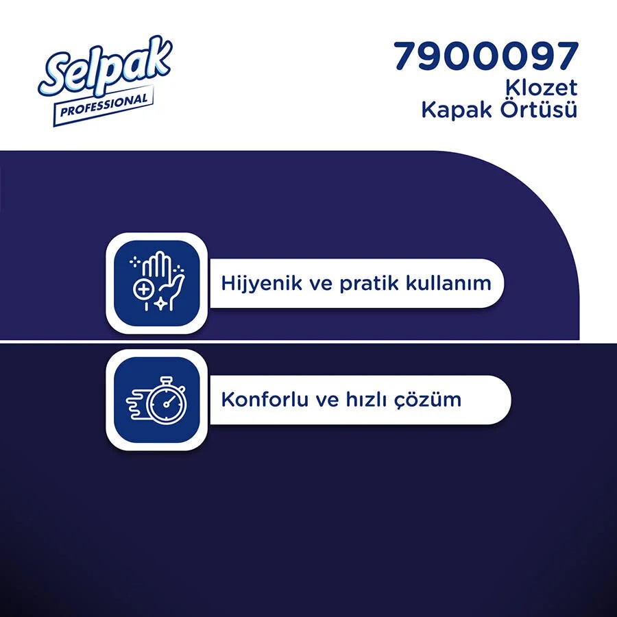 SELPAK PROF.KLOZET KAPAK ÖRTÜSÜ 250AD