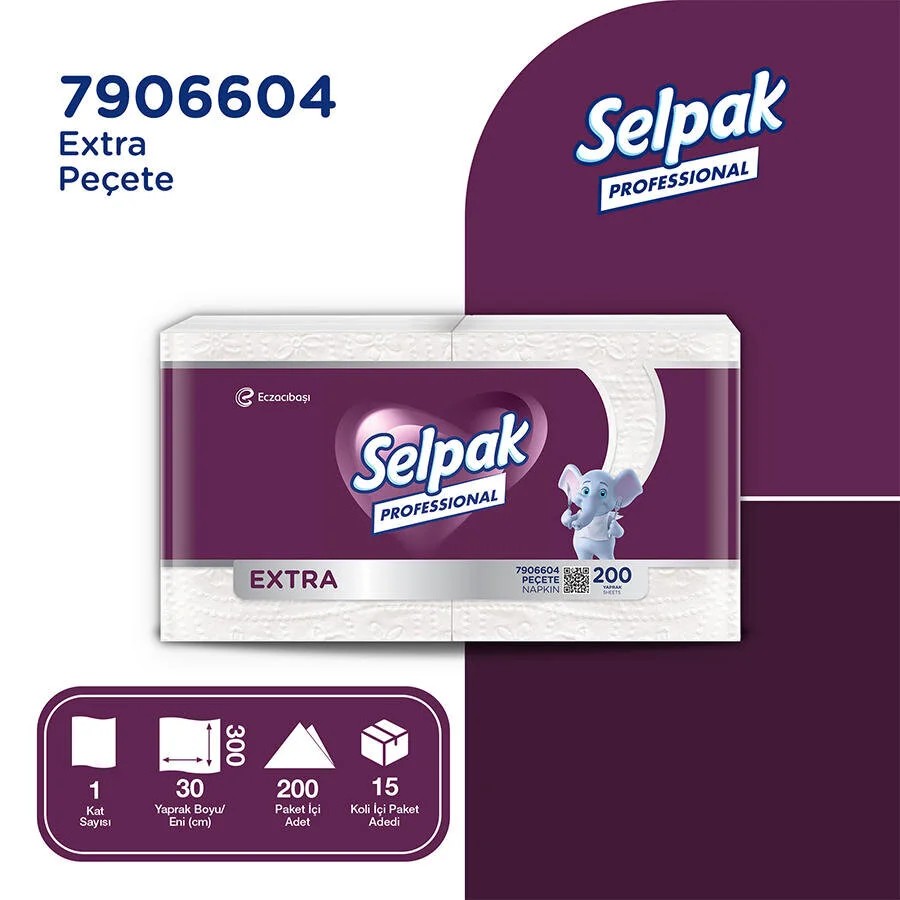 SELPAK PRO EXTRA PEÇETE TSE 200AD  15 PAKET
