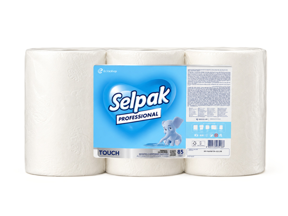 SELPAK PRO TOUCH HAREKETLİ HAVLU 85MT*6AD