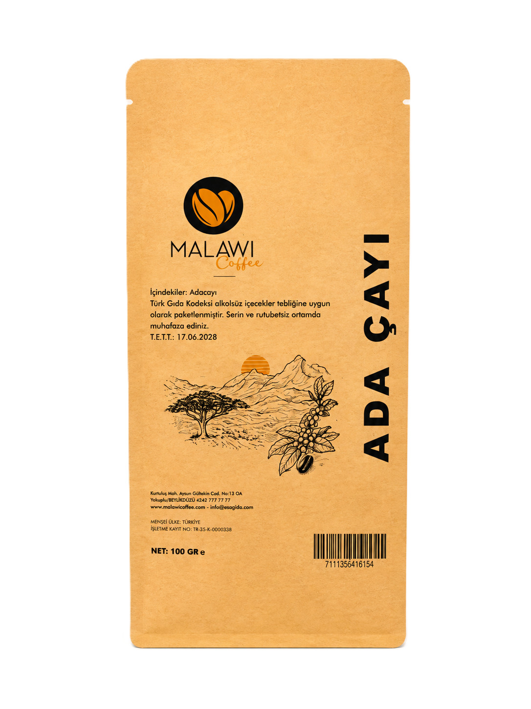 MALAWI COFFEE ADA ÇAYI 100GR