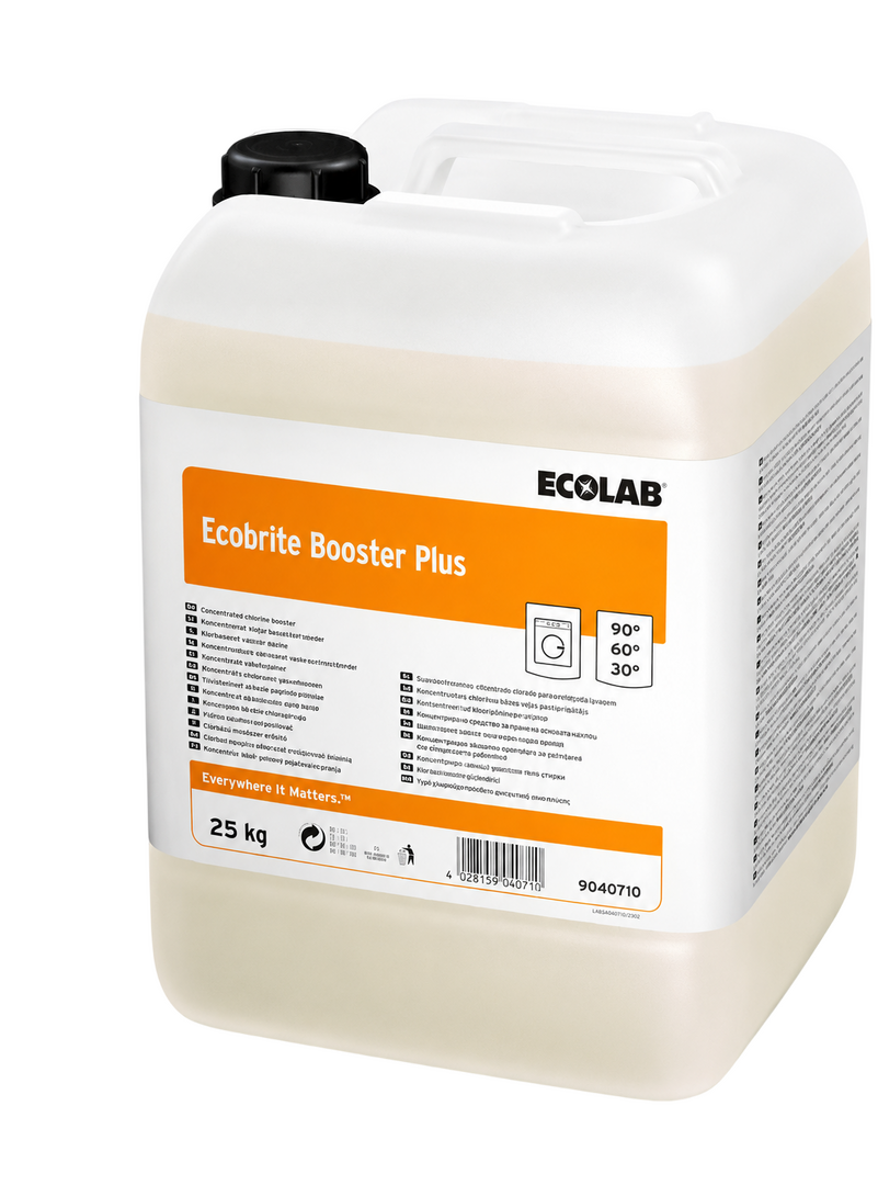 ECOLAB ECOBRİTE BOOSTER PLUS (SIVI ALKALİ ÇAMAŞIRHANE DETERJANI) 20 L