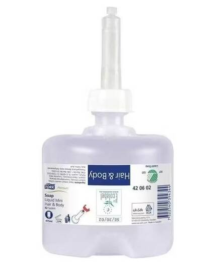 TORK HAİR BODY SHOWER CREAM 475ML*8AD