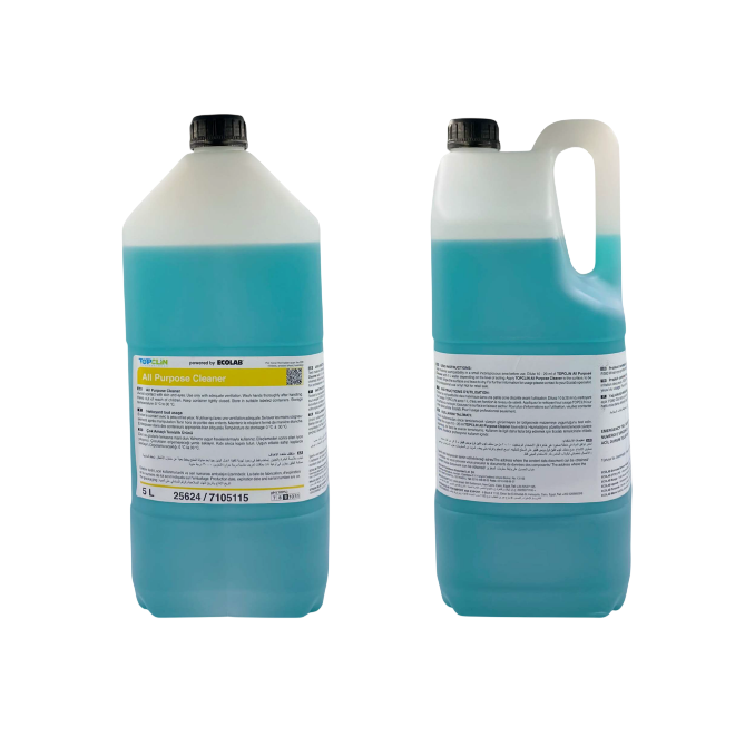 ECOLAB TOPCLIN ALL PURPOSE CLEANER - 5 L (KLOR İÇERMEYEN TEMİZLİK ÜRÜNÜ)