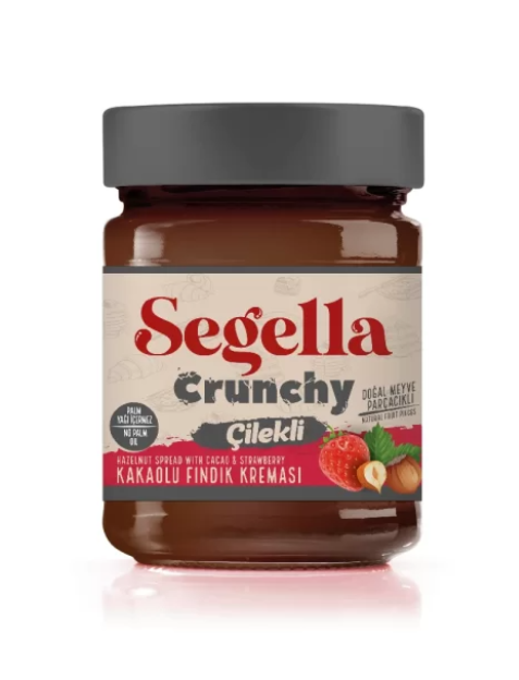 SEGELLA ÇİLEKLİ KAKAOLU FINDIK KREMASI KAVANOZ 350GR