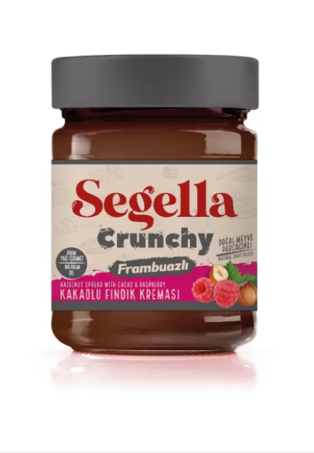 SEGELLA FRAMBUAZLI KAKAOLU FINDIK KREMASI KAVANOZ 350GR
