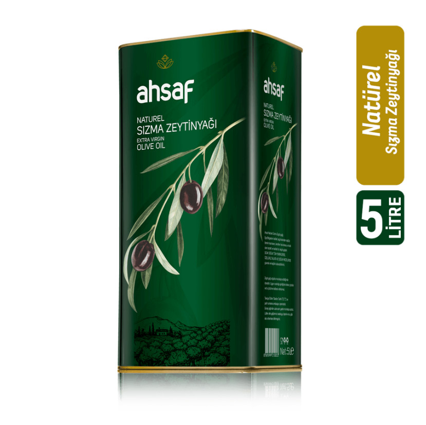 AHSAF NATUREL SIZMA ZEYTİN YAĞI 5LT