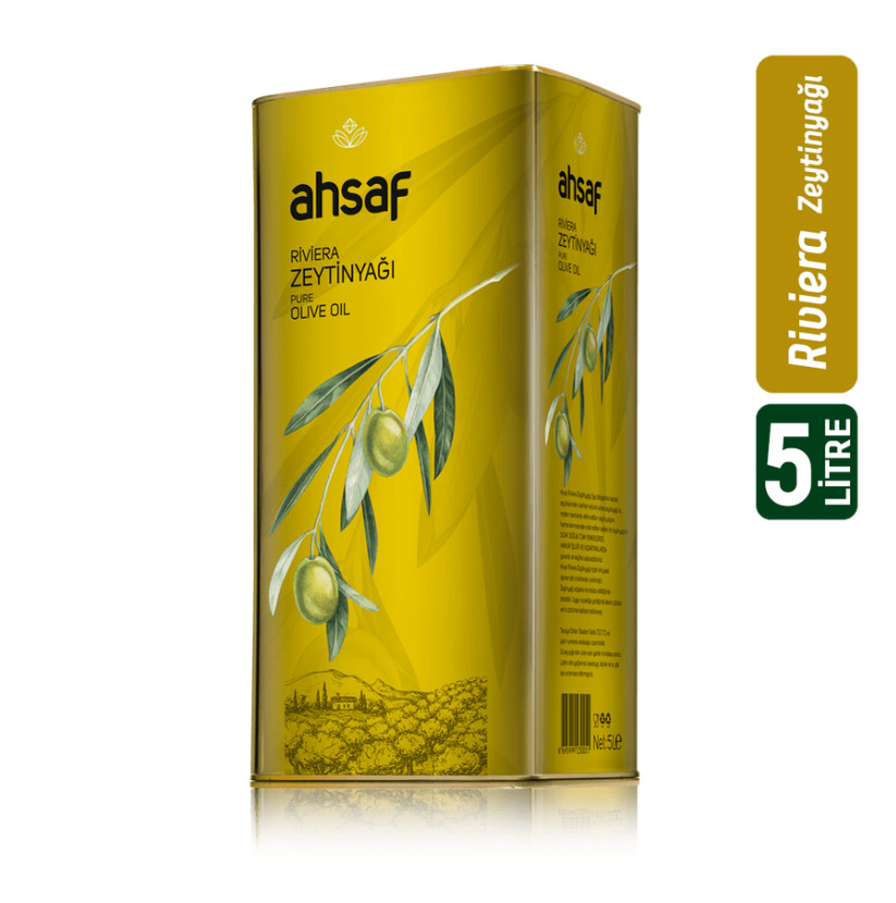 AHSAF RİVİERA ZEYTİNYAĞI 5 LT
