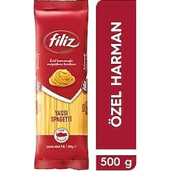 FİLİZ 500 GR YASSI SPAGETTİ MAKARNA 