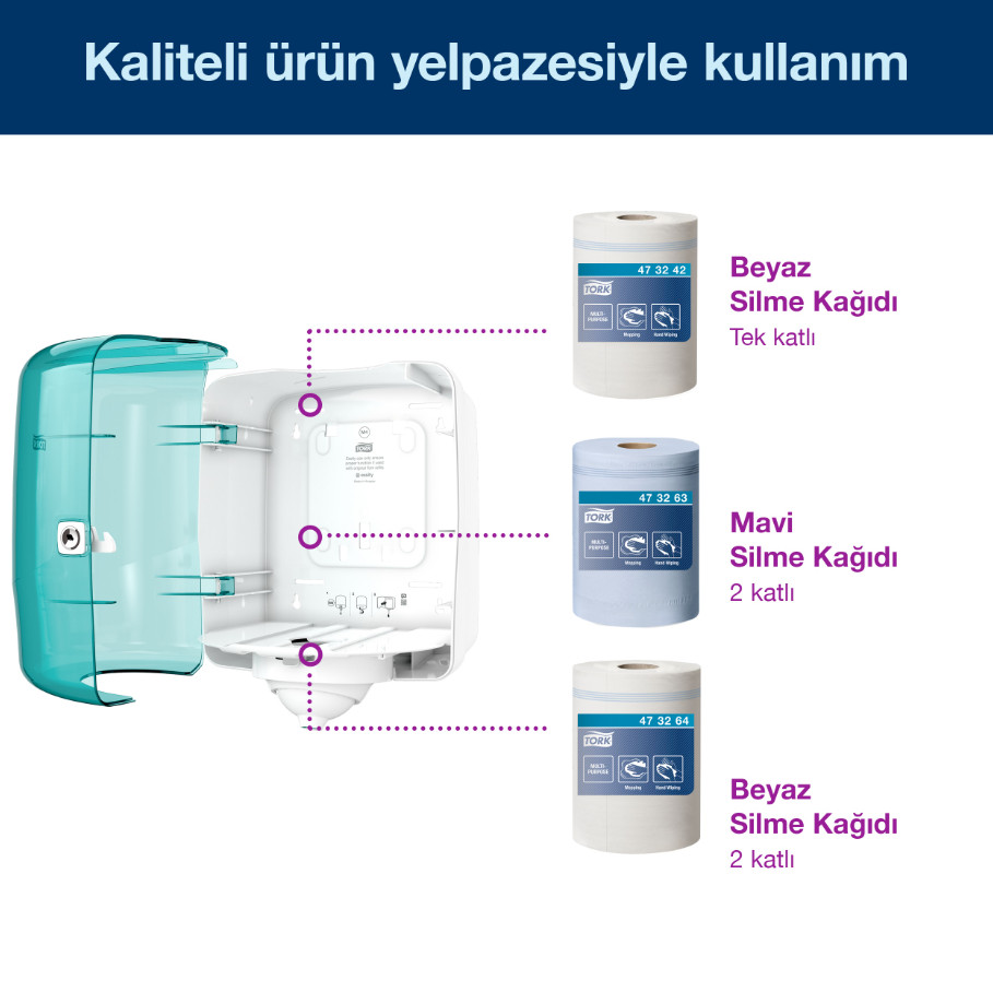TORK REFLEX İÇTEN ÇEKMELİ DİSPENSER 
