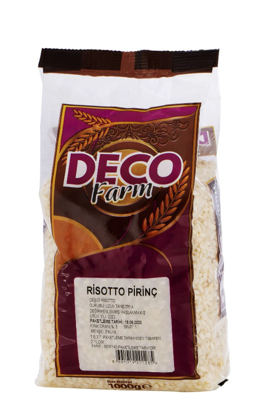 DECO FARM RİSOTTO PİRİNÇ 1 KG