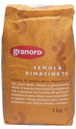 GRANORA SEMOLİNA ÖĞÜTÜLMÜŞ DURUM BUĞDAYI İRMİĞİ 1 KG