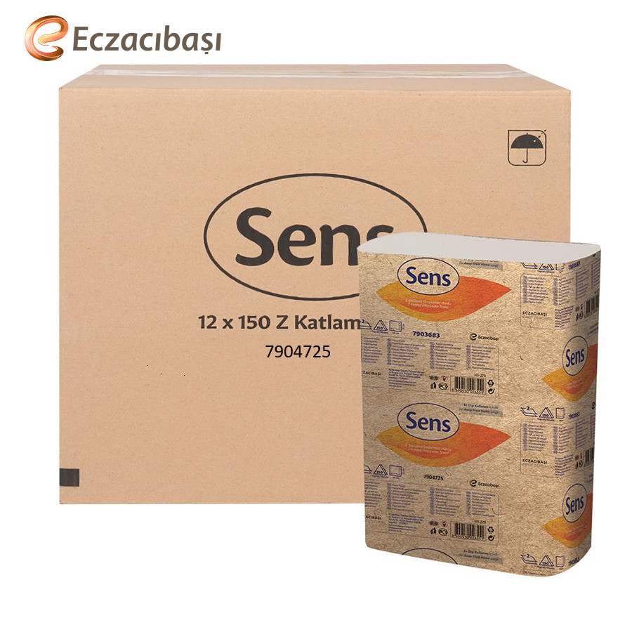 SENS Z KATLAMA HAVLU (19*21CM) 150AD*12PK 
