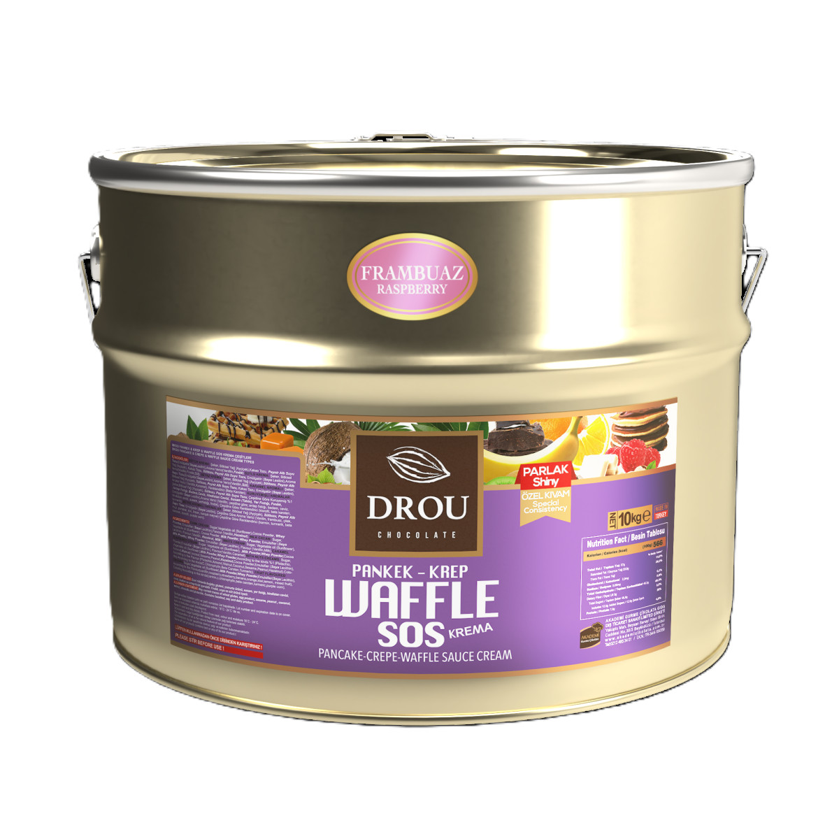 DROU WAFFLE FRAMBUAZ ÇİKOLATA (EKO) 10 KG