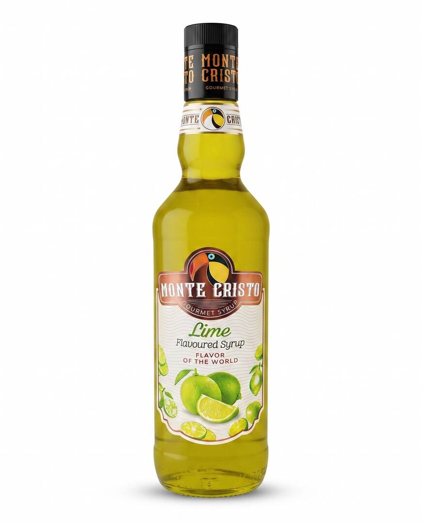 MONTE CRİSTO ŞURUP YEŞİL LİMON (MİSKET) AROMALI 70 CL