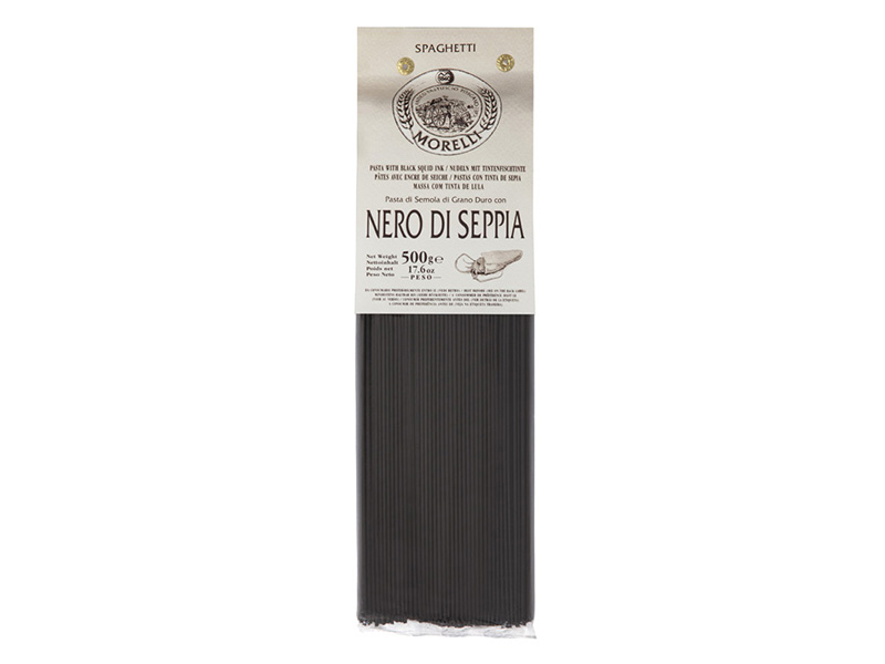 MORELLİ SİYAH MÜREKKEPLİ SPAGHETTİ 500GR