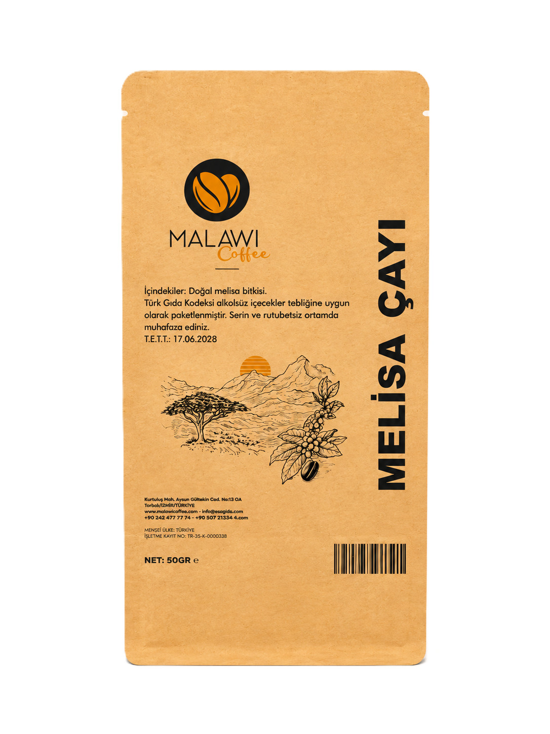 MALAWI COFFEE MELİSA ÇAYI 50 GR