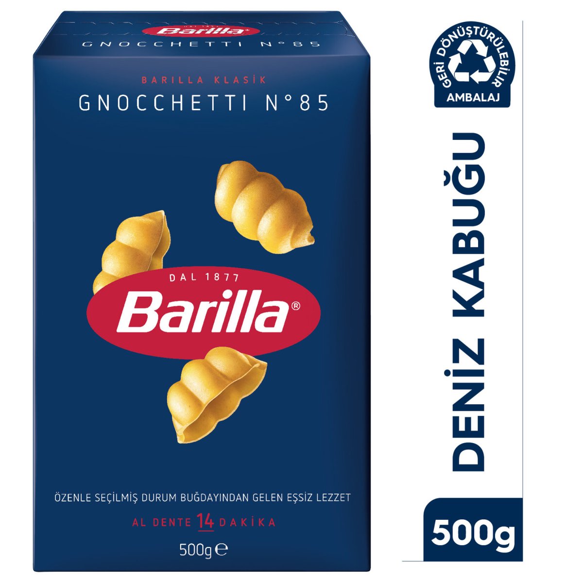 BARİLLA GNOCCHETTI (Deniz Kabuğu) 500 GR