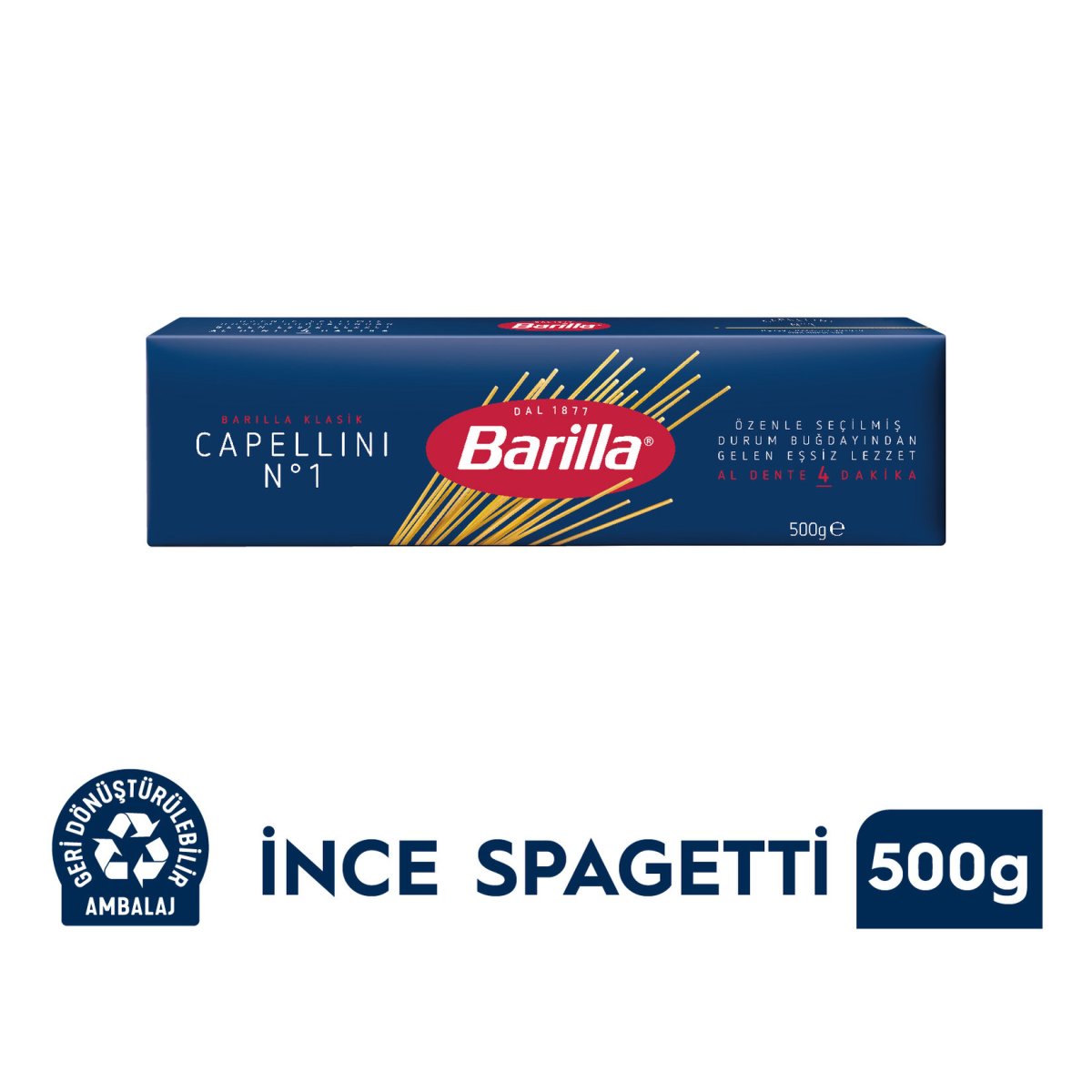 BARİLLA CAPELLINI (İnce Spagetti) NO:1 500GR