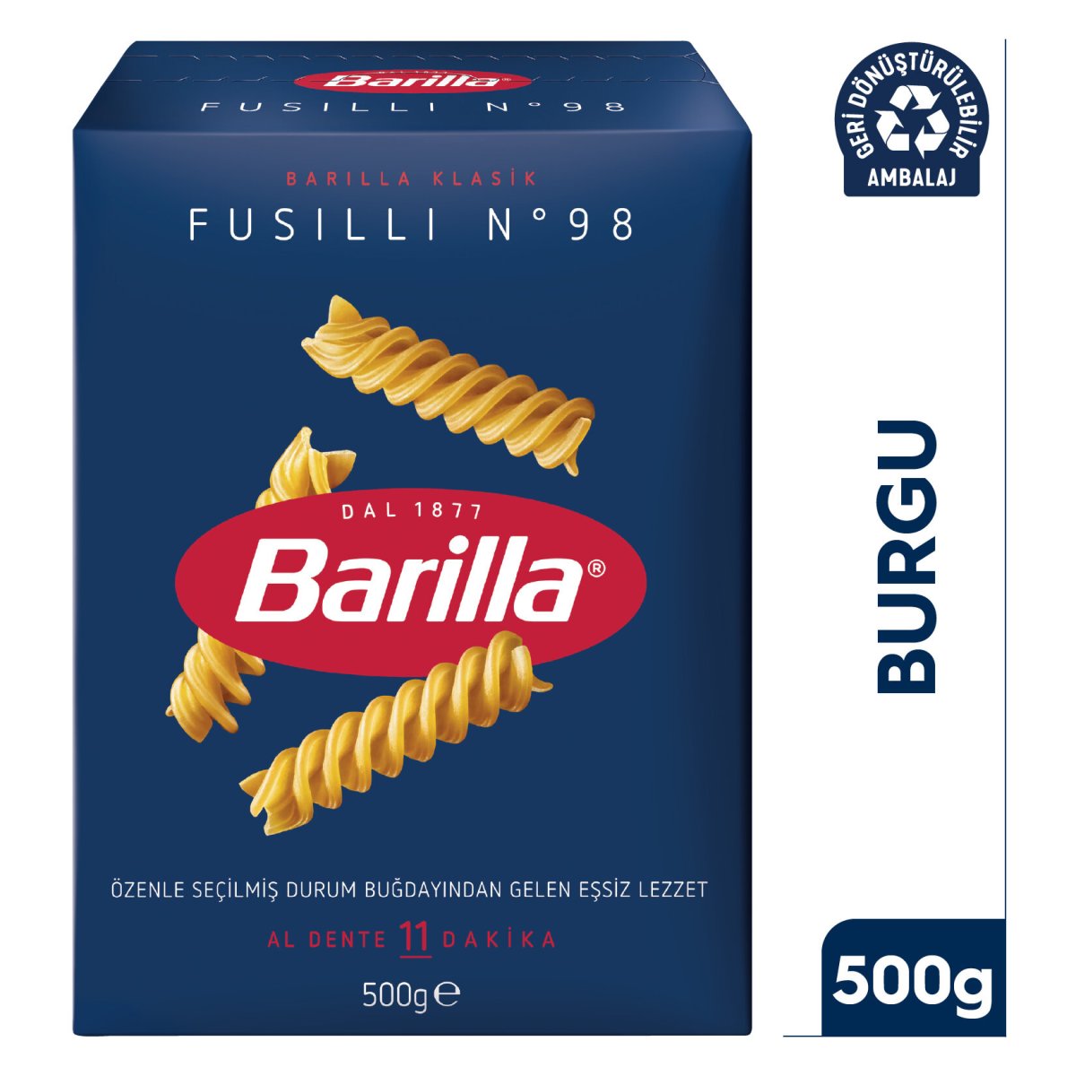 BARİLLA FUSİLLİ (Burgu) 500GR