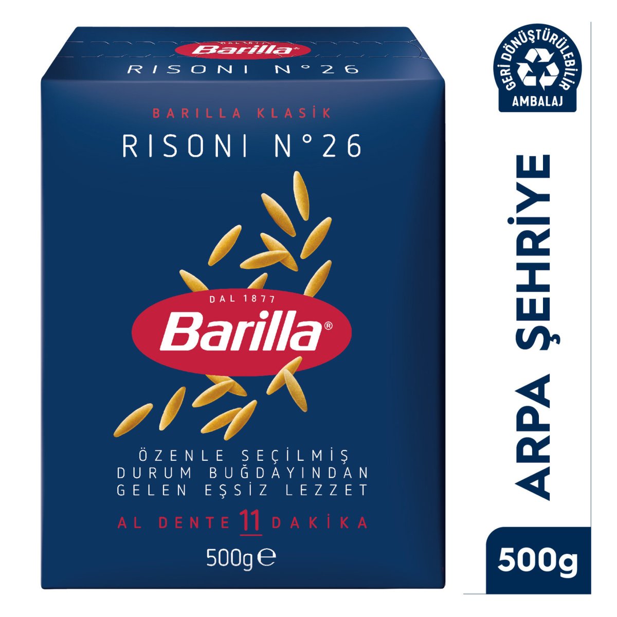 BARİLLA RISONI (ARPA ŞEHRİYE) 500 GR