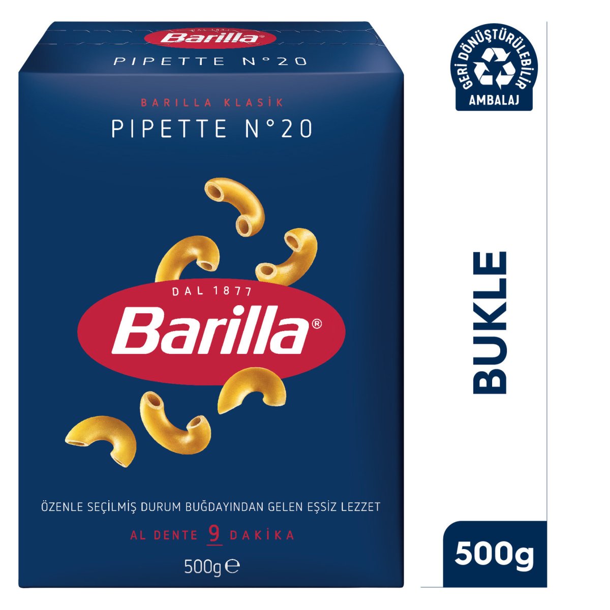 BARİLLA PIPETTE (Bukle) 500GR