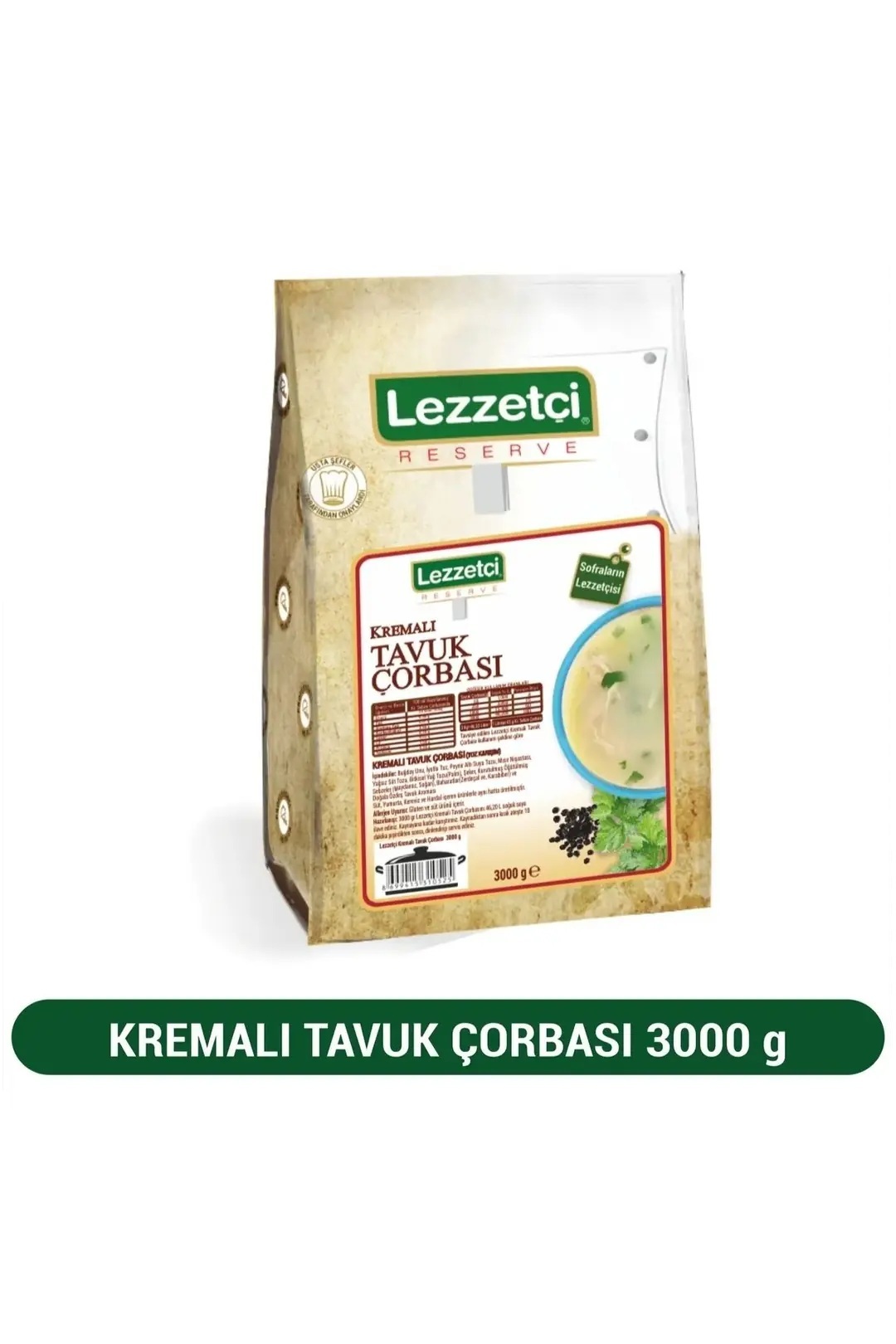 LEZZETÇİ KREMALI TAVUK ÇORBASI 3KG