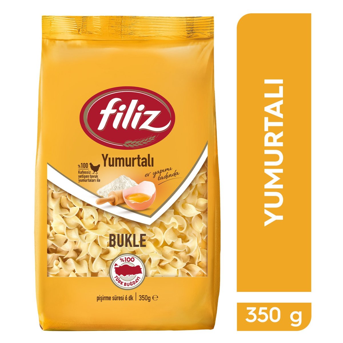 FİLİZ YUMURTALI 350 GR BUKLE MAKARNA