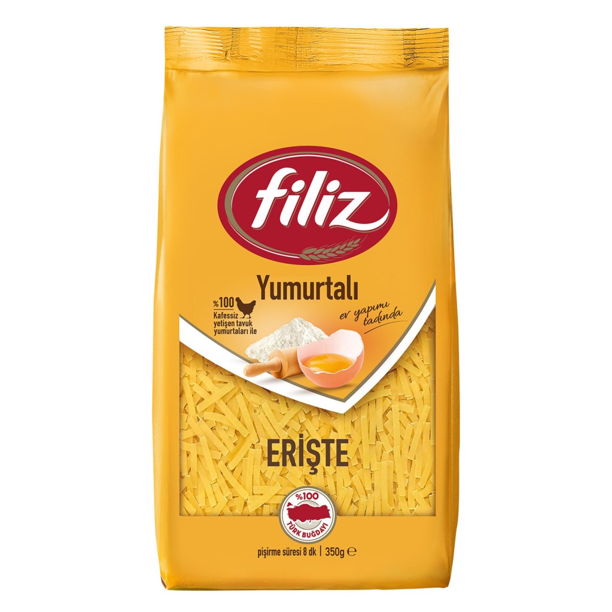 FİLİZ YUMURTALI 350 GR ERİŞTE MAKARNA