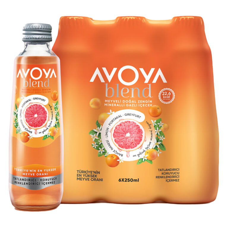 AVOYA BLEND MADEN SUYU GREYFURT PORTAKAL 250ML 6 ADET