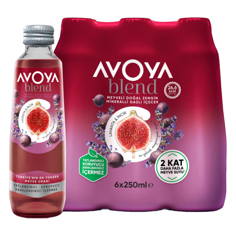 AVOYA BLEND MADEN SUYU İNCİR LAVANTA 250ML 6 ADET
