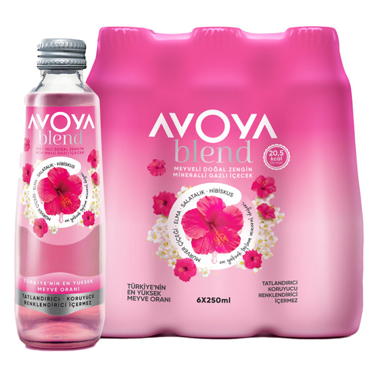 AVOYA BLEND MADEN SUYU HİBİSKUS 250ML 6 ADET