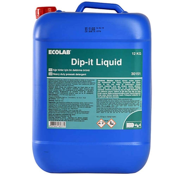 ECOLAB DIP IT LIQUID PLUS (KLOR BAZLI SIVI ÖN DALDIRMA ÜRÜNÜ) 20L