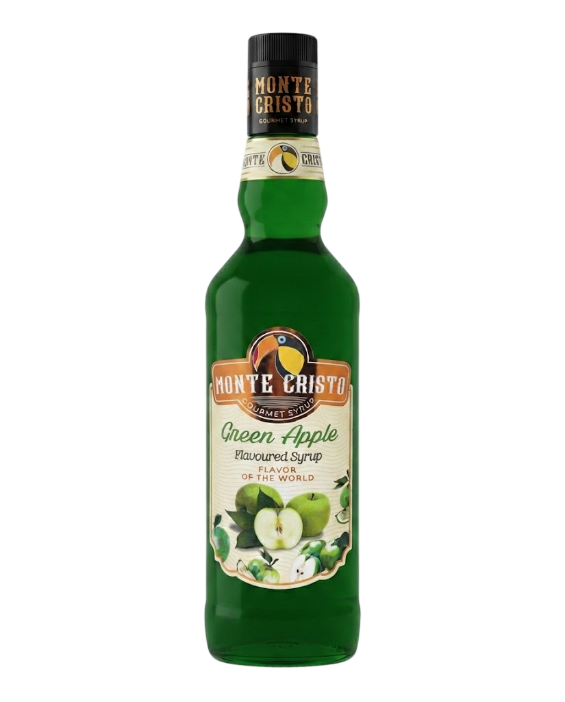 MONTE CRİSTO ŞURUP YEŞİL ELMA AROMALI 70 CL