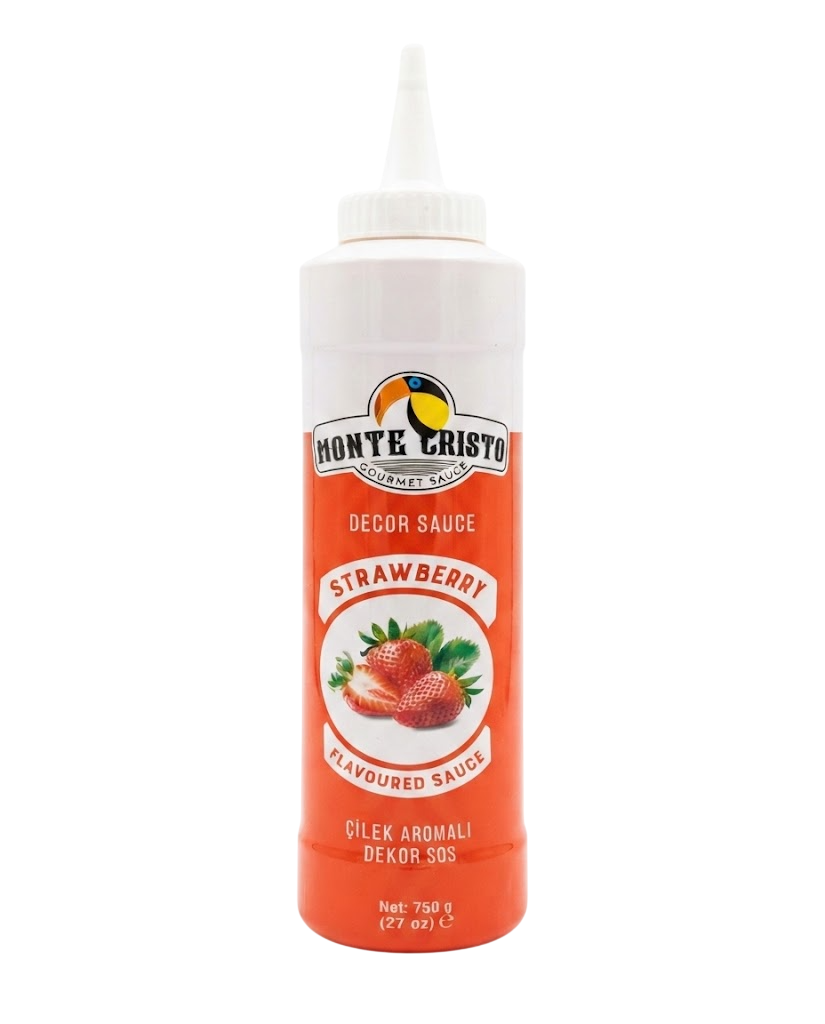 MONTE CRİSTO ÇİLEK AROMALI DEKOR SOS 750 GR