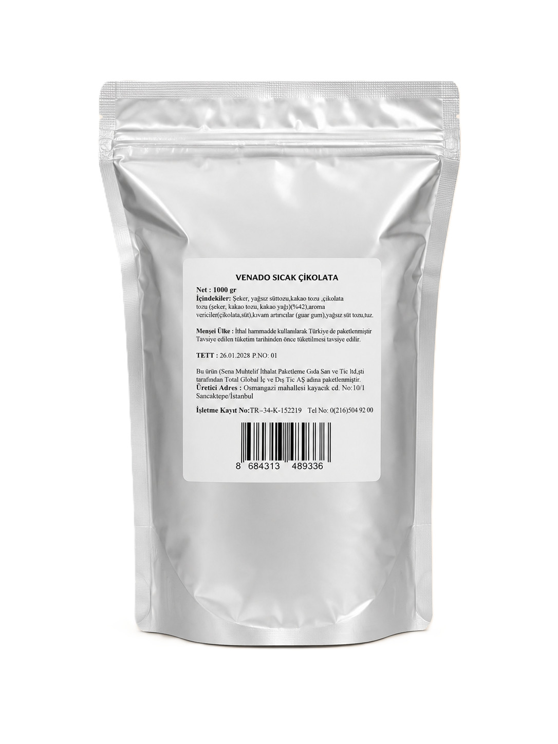 VENADO SICAK ÇİKOLATA 1000GR