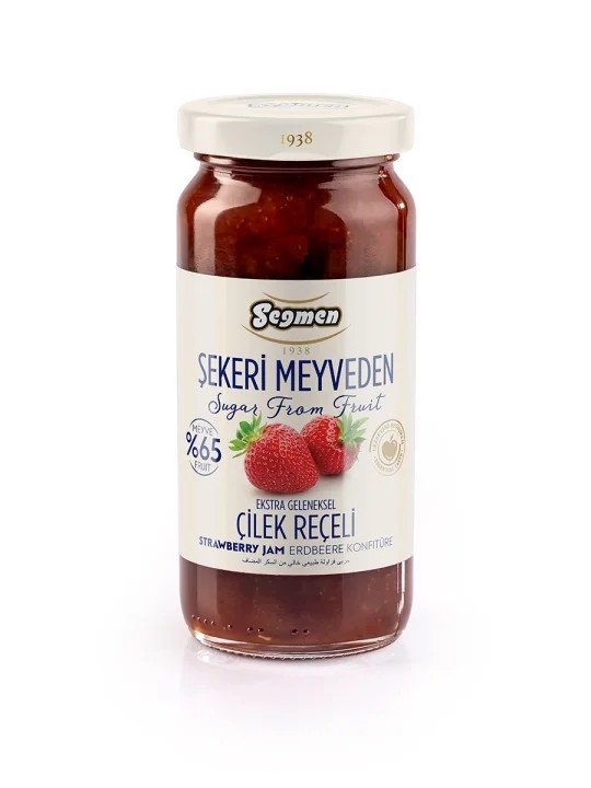 SEĞMEN ŞEKERİ MEYVEDEN ÇİLEK REÇELİ 270 GR